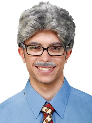 Peluca Canosa Corta para Hombre Pelucas Canosas EuroCarnavales